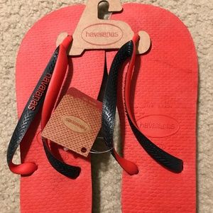 Havianas Red Flip Flops  (Unisex/Men's)